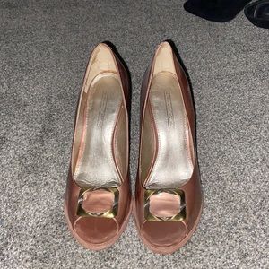 EUC Circa Joan and David rose gold heels